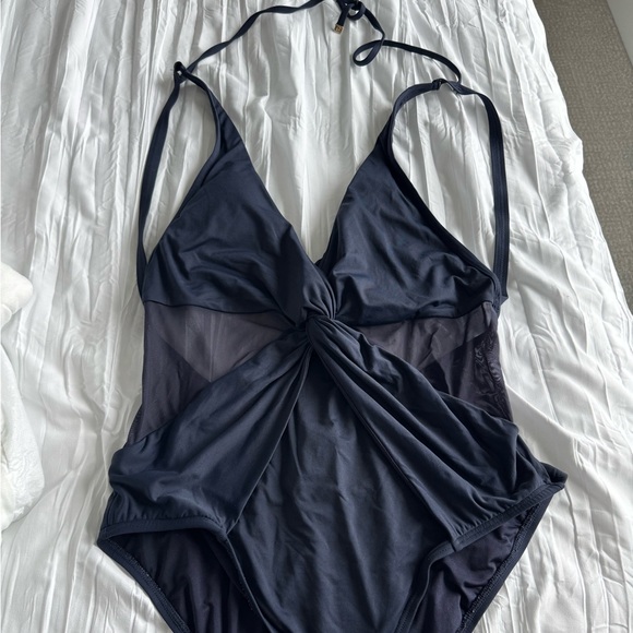 MICHAEL Michael Kors navy one piece swimsuit - Picture 1 of 4